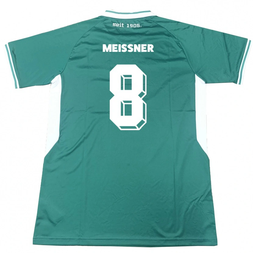 Danxen Damen Thomas Meißner #8 Grün Weiß Heimtrikot Trikot 2025/26 T-Shirt Österreich