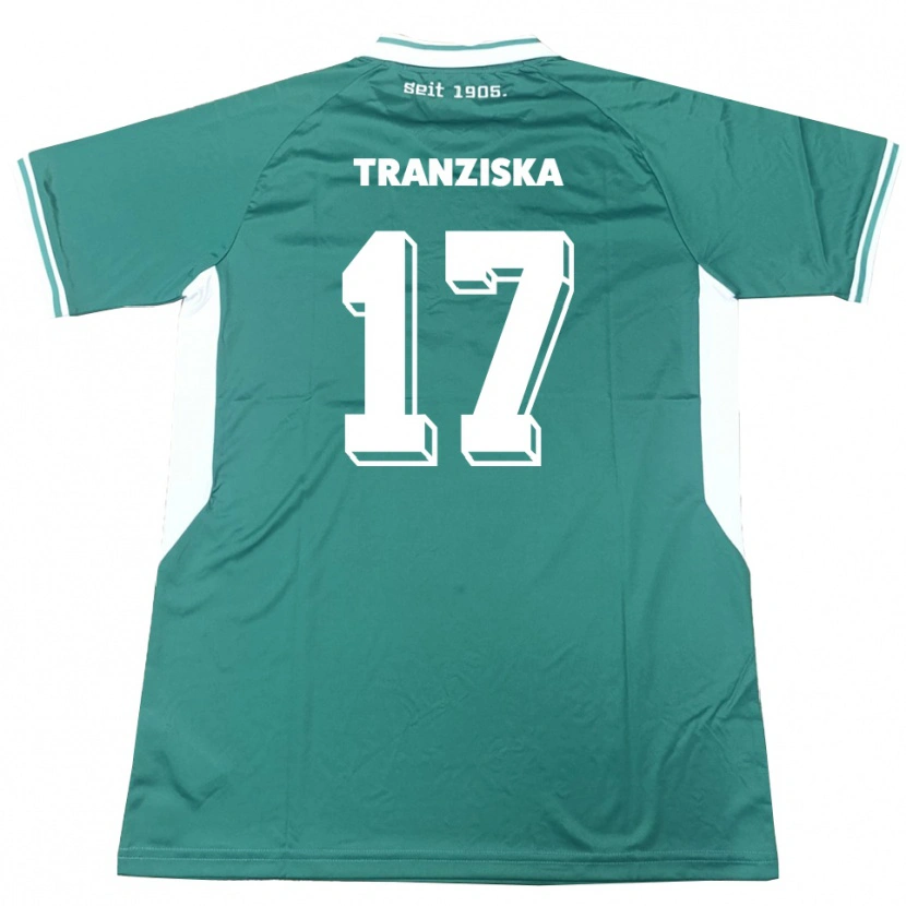 Danxen Damen Jakob Tranziska #17 Grün Weiß Heimtrikot Trikot 2025/26 T-Shirt Österreich