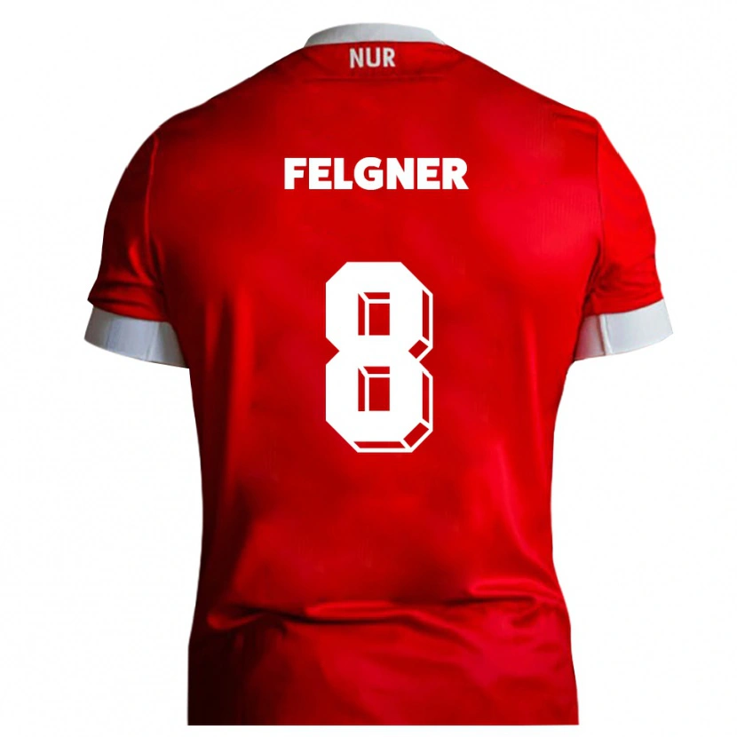 Danxen Damen Leon-Paul Felgner #8 Rot Weiß Heimtrikot Trikot 2025/26 T-Shirt Österreich