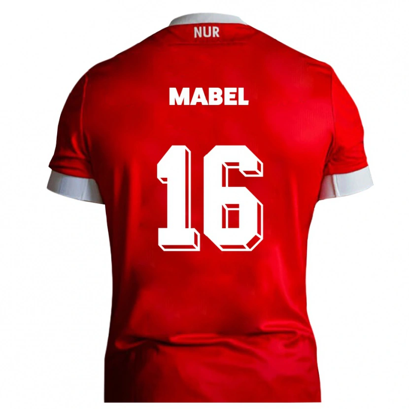 Danxen Damen Steeve Mabel #16 Rot Weiß Heimtrikot Trikot 2025/26 T-Shirt Österreich