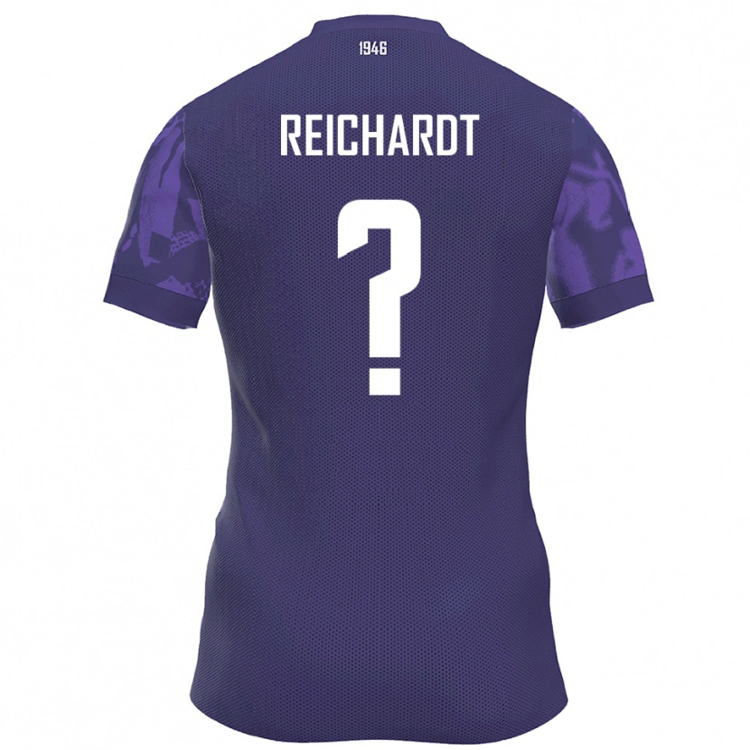 Danxen Damen Lukas Reichardt #0 Lila Weiß Heimtrikot Trikot 2025/26 T-Shirt Österreich