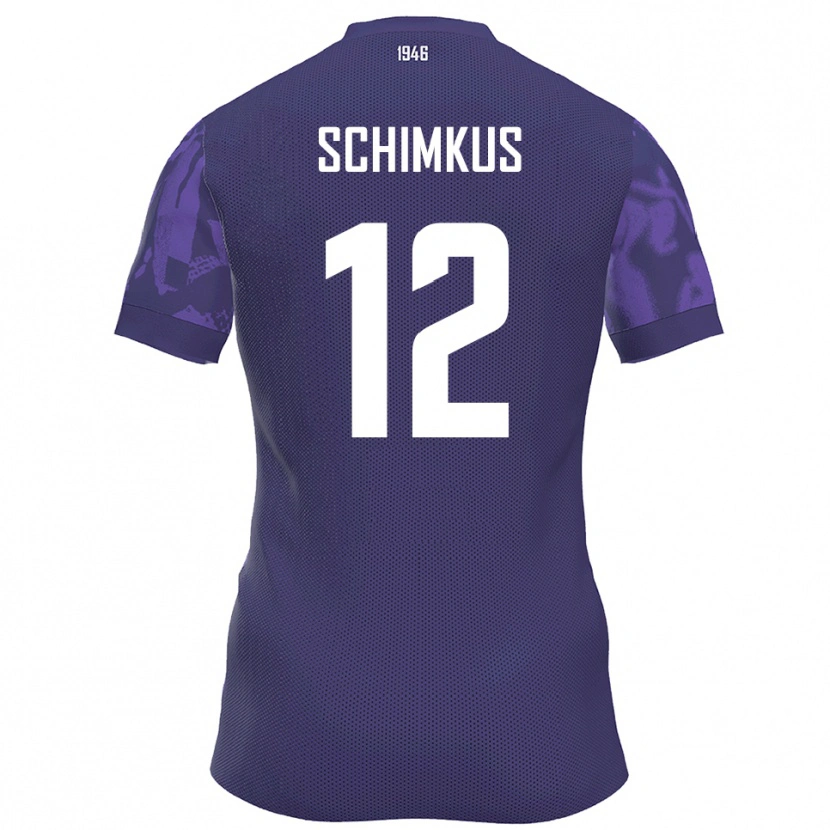 Danxen Damen Lukas Schimkus #12 Lila Weiß Heimtrikot Trikot 2025/26 T-Shirt Österreich