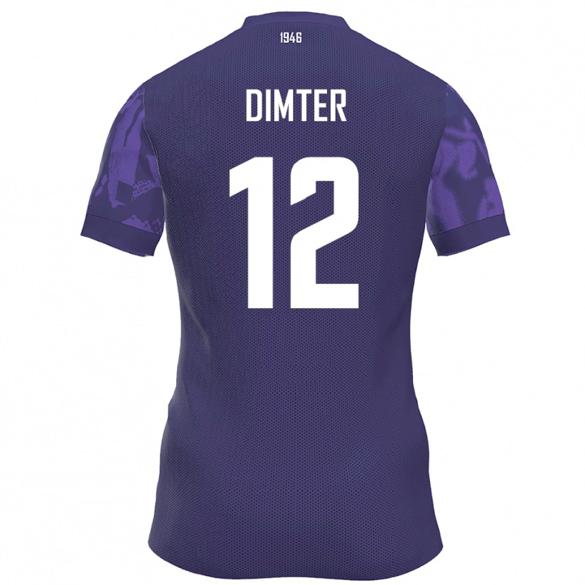 Danxen Damen Noel Dimter #12 Lila Weiß Heimtrikot Trikot 2025/26 T-Shirt Österreich