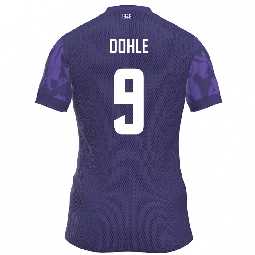 Danxen Damen Leo Dohle #9 Lila Weiß Heimtrikot Trikot 2025/26 T-Shirt Österreich