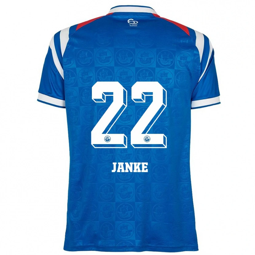 Danxen Damen Kim Janke #22 Blau Weiß Rot Heimtrikot Trikot 2025/26 T-Shirt Österreich