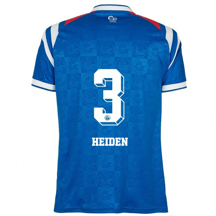 Danxen Damen Maximilian Heiden #3 Blau Weiß Rot Heimtrikot Trikot 2025/26 T-Shirt Österreich