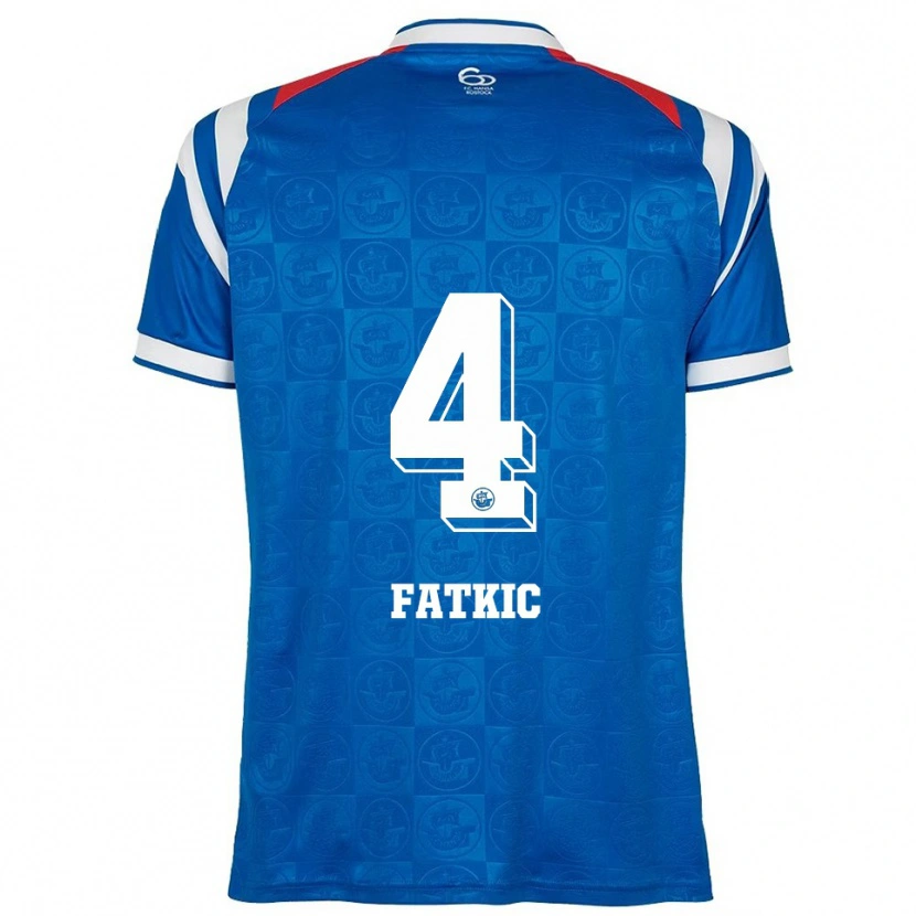 Danxen Damen Kenan Fatkic #4 Blau Weiß Rot Heimtrikot Trikot 2025/26 T-Shirt Österreich
