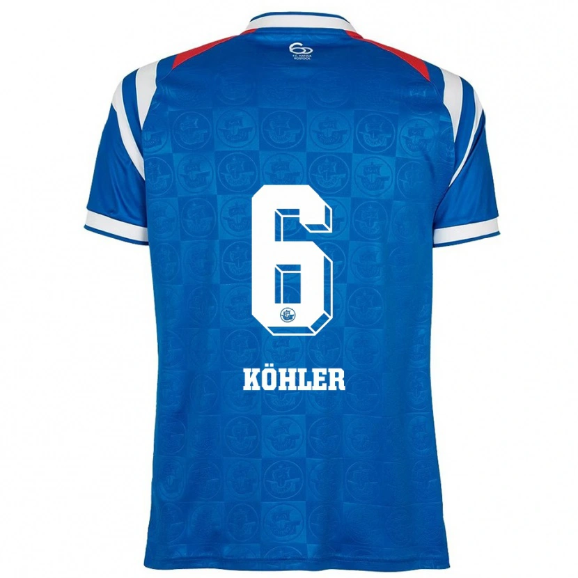 Danxen Damen Laurentia Köhler #6 Blau Weiß Rot Heimtrikot Trikot 2025/26 T-Shirt Österreich
