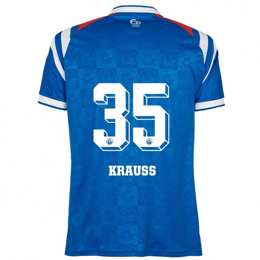 Danxen Damen Maximilian Krauß #35 Blau Weiß Rot Heimtrikot Trikot 2025/26 T-Shirt Österreich