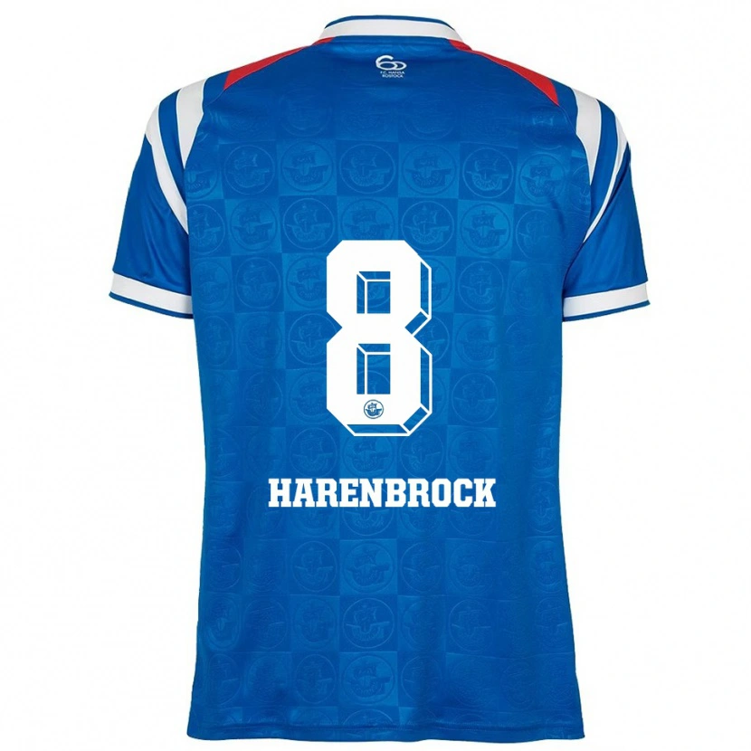 Danxen Damen Cedric Harenbrock #8 Blau Weiß Rot Heimtrikot Trikot 2025/26 T-Shirt Österreich