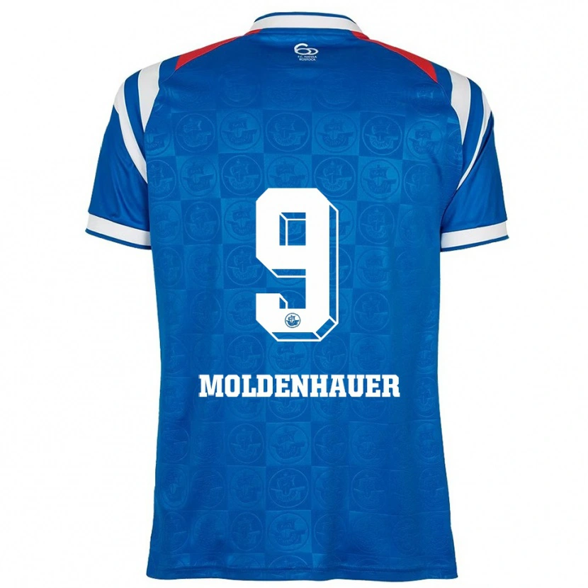 Danxen Damen Max Moldenhauer #9 Blau Weiß Rot Heimtrikot Trikot 2025/26 T-Shirt Österreich