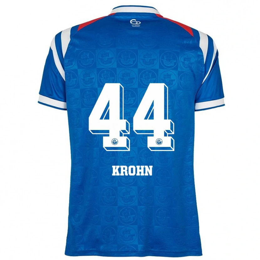 Danxen Damen Tim Krohn #44 Blau Weiß Rot Heimtrikot Trikot 2025/26 T-Shirt Österreich