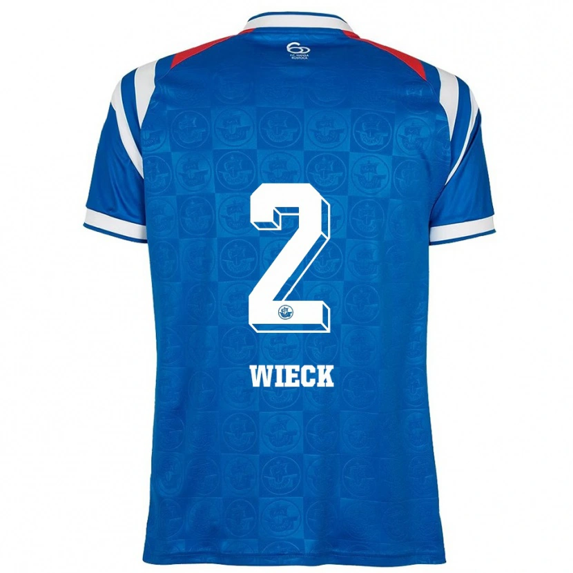Danxen Damen Niklas Wieck #2 Blau Weiß Rot Heimtrikot Trikot 2025/26 T-Shirt Österreich