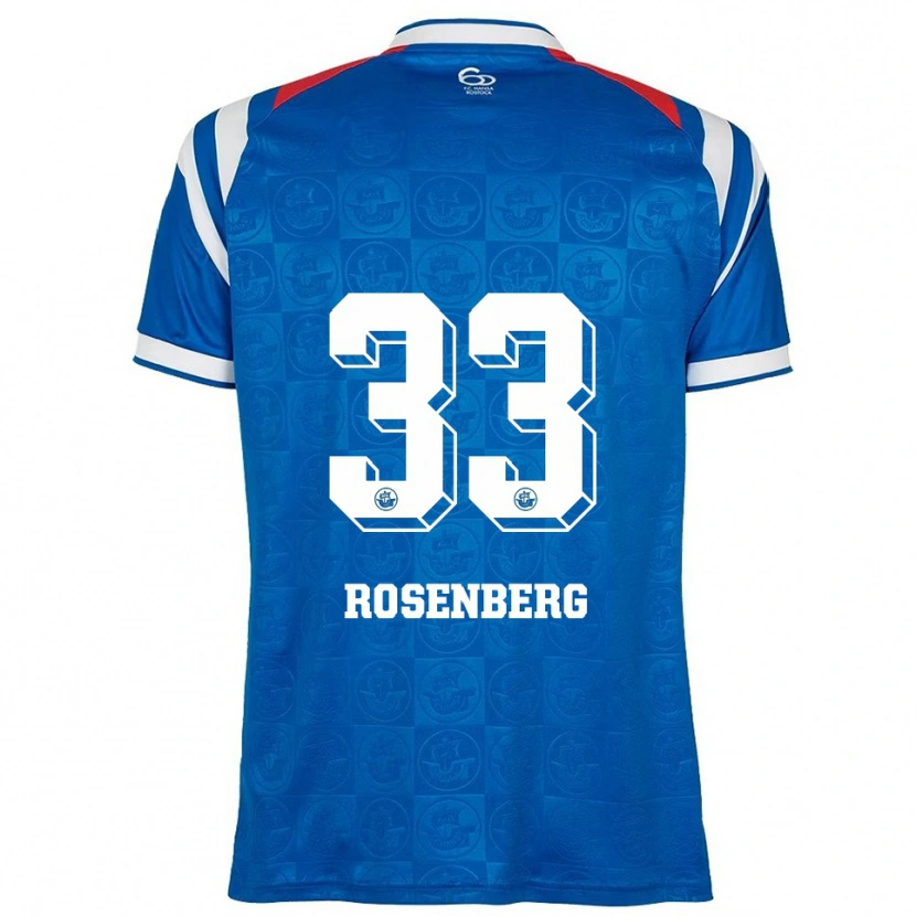 Danxen Damen Moritz Rosenberg #33 Blau Weiß Rot Heimtrikot Trikot 2025/26 T-Shirt Österreich