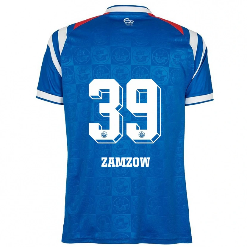Danxen Damen Claas Zamzow #39 Blau Weiß Rot Heimtrikot Trikot 2025/26 T-Shirt Österreich