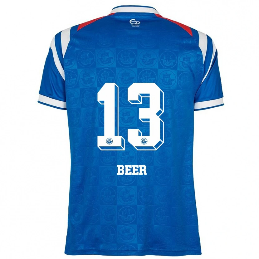 Danxen Damen Darian Beer #13 Blau Weiß Rot Heimtrikot Trikot 2025/26 T-Shirt Österreich