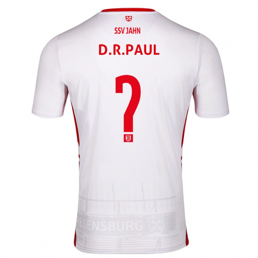 Danxen Damen David Rodríguez Paul #0 Weiß Rot Heimtrikot Trikot 2025/26 T-Shirt Österreich