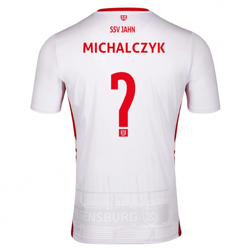 Danxen Damen Fabian Michalczyk #0 Weiß Rot Heimtrikot Trikot 2025/26 T-Shirt Österreich