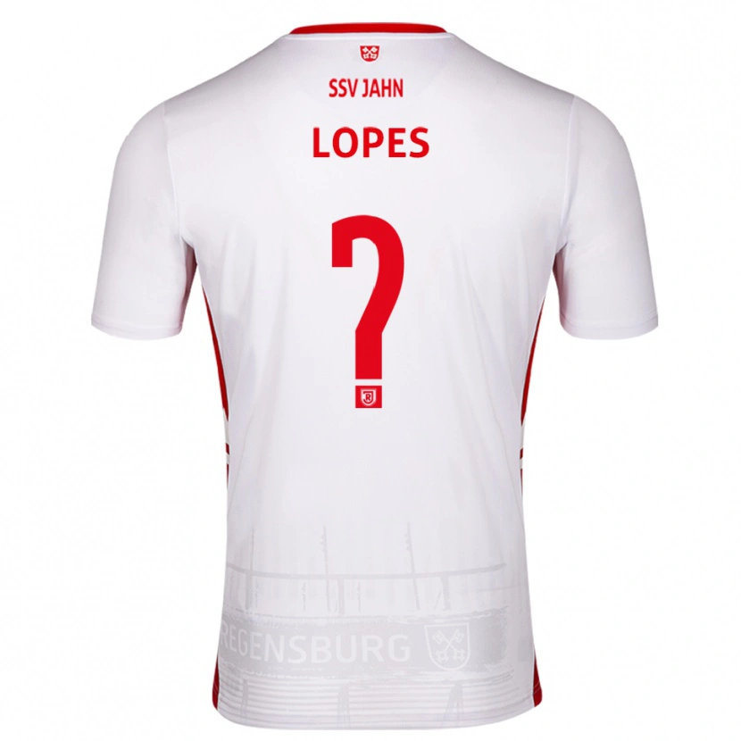 Danxen Damen Sidney Lopes #0 Weiß Rot Heimtrikot Trikot 2025/26 T-Shirt Österreich
