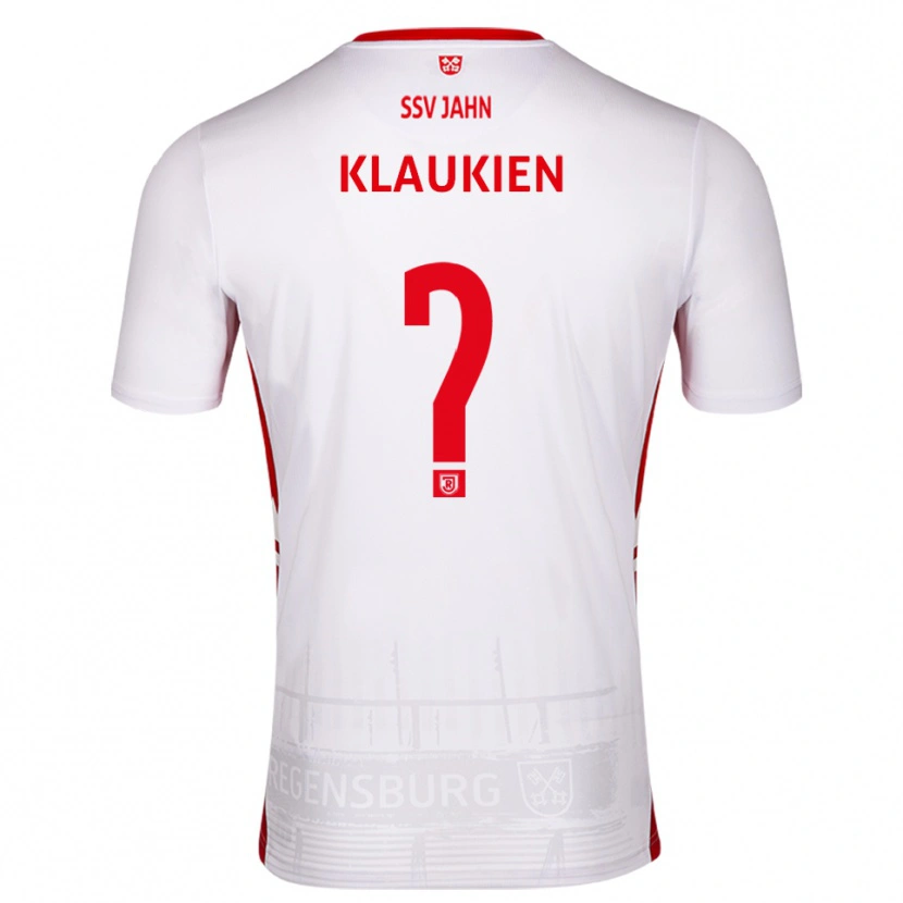 Danxen Damen Luca Klaukien #0 Weiß Rot Heimtrikot Trikot 2025/26 T-Shirt Österreich