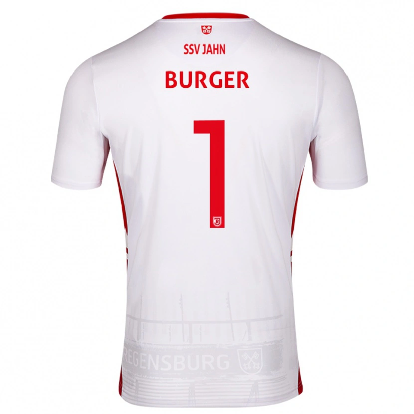 Danxen Damen Gabriel Burger #1 Weiß Rot Heimtrikot Trikot 2025/26 T-Shirt Österreich