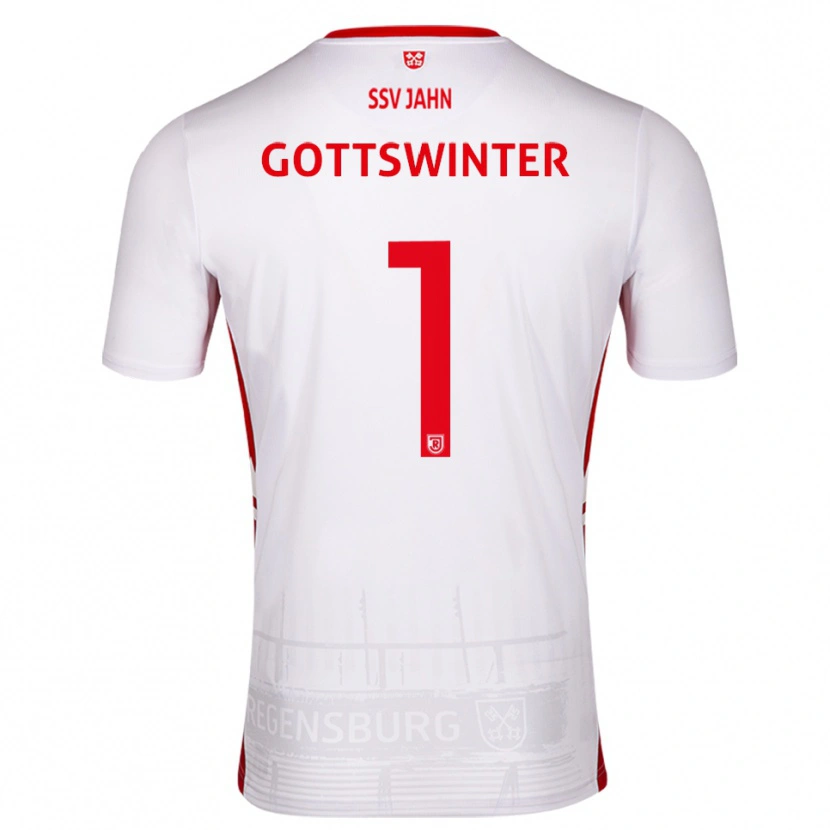 Danxen Damen Florian Gottswinter #1 Weiß Rot Heimtrikot Trikot 2025/26 T-Shirt Österreich
