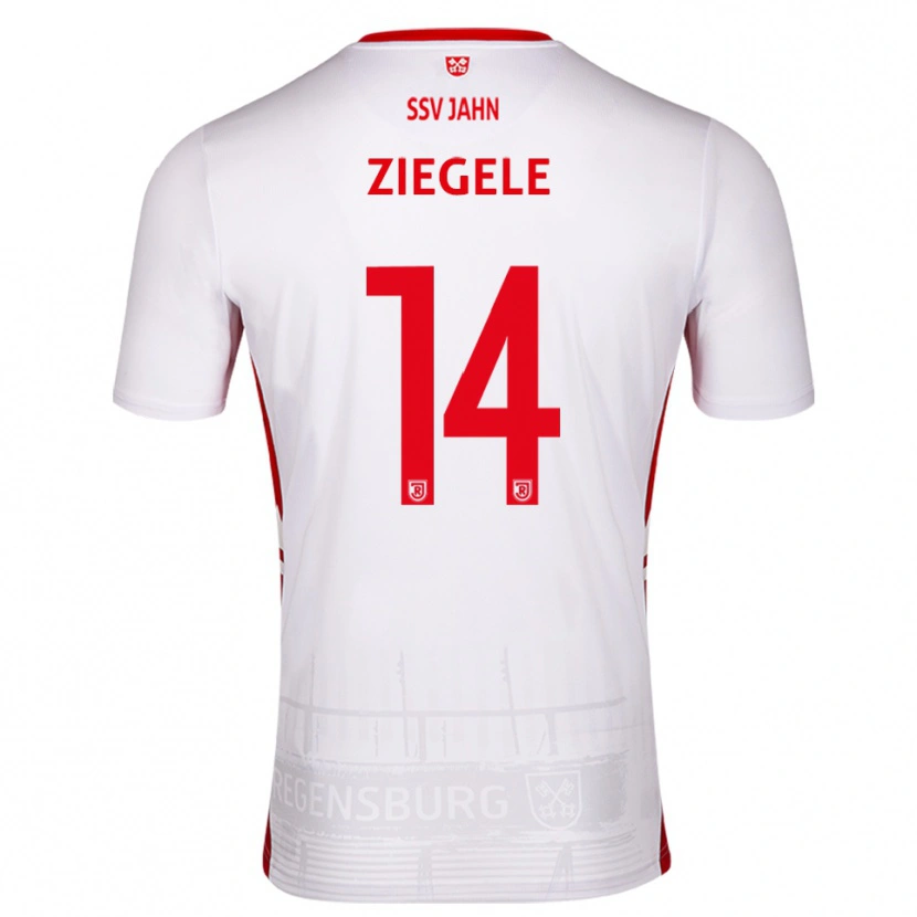 Danxen Damen Robin Ziegele #14 Weiß Rot Heimtrikot Trikot 2025/26 T-Shirt Österreich