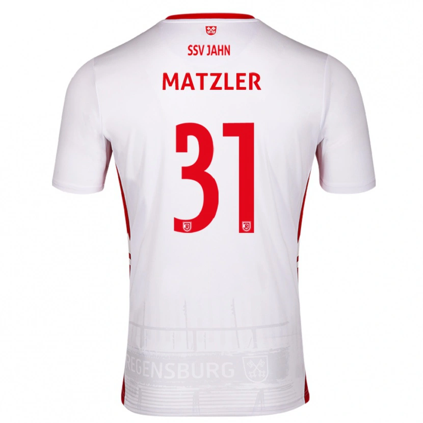 Danxen Damen Leo Mätzler #31 Weiß Rot Heimtrikot Trikot 2025/26 T-Shirt Österreich