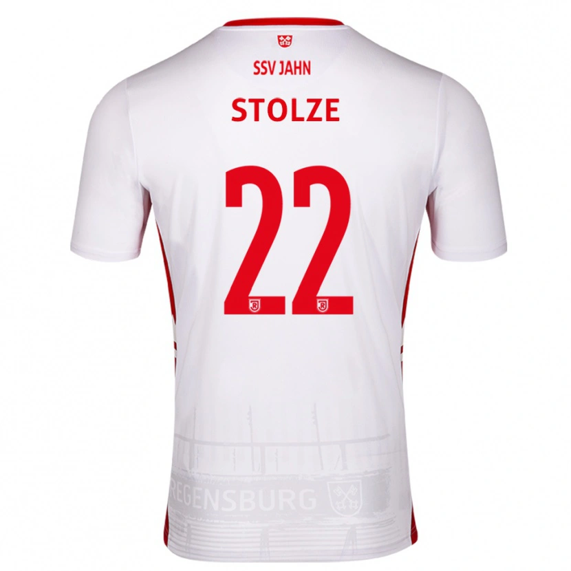 Danxen Damen Sebastian Stolze #22 Weiß Rot Heimtrikot Trikot 2025/26 T-Shirt Österreich