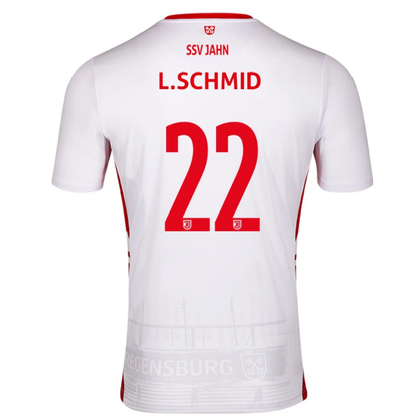 Danxen Damen Lenny Schmid #22 Weiß Rot Heimtrikot Trikot 2025/26 T-Shirt Österreich