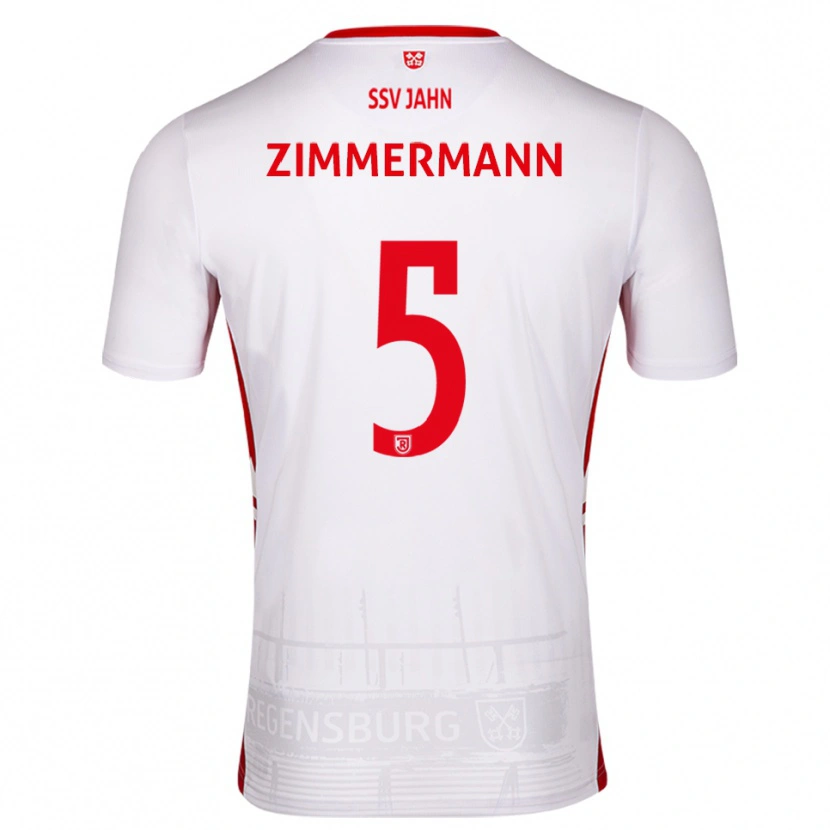 Danxen Damen Vitus Zimmermann #5 Weiß Rot Heimtrikot Trikot 2025/26 T-Shirt Österreich