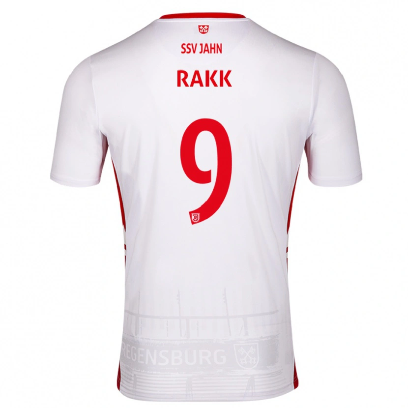 Danxen Damen Lars Rakk #9 Weiß Rot Heimtrikot Trikot 2025/26 T-Shirt Österreich