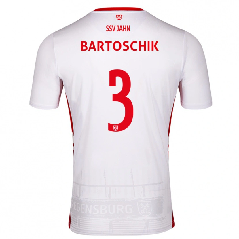 Danxen Damen Felix Bartoschik #3 Weiß Rot Heimtrikot Trikot 2025/26 T-Shirt Österreich