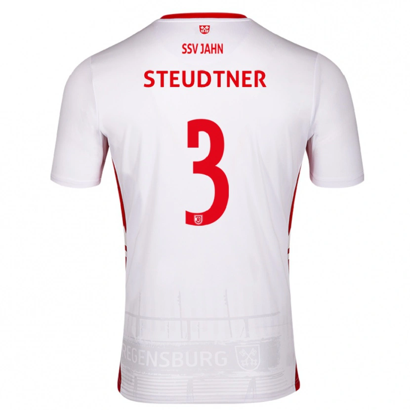 Danxen Damen Raphael Steudtner #3 Weiß Rot Heimtrikot Trikot 2025/26 T-Shirt Österreich