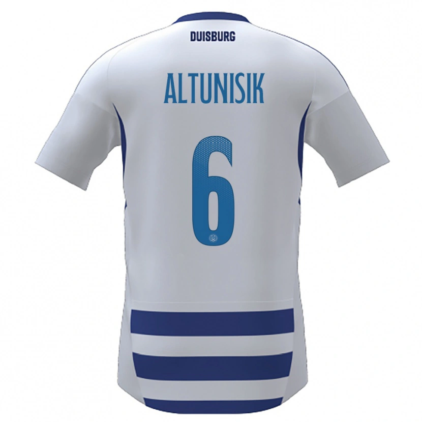 Danxen Damen Kerim Altunisik #6 Weiß Blau Heimtrikot Trikot 2025/26 T-Shirt Österreich