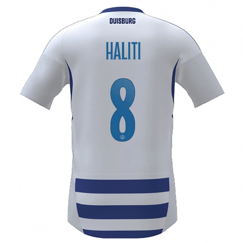 Danxen Damen Lenart Haliti #8 Weiß Blau Heimtrikot Trikot 2025/26 T-Shirt Österreich