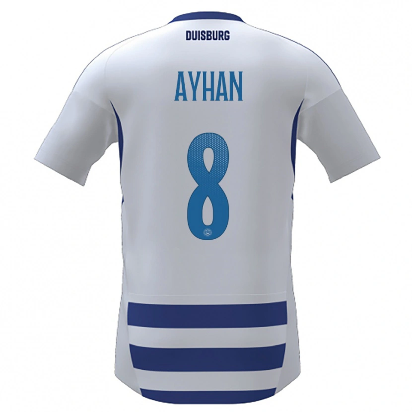 Danxen Damen Berat Ayhan #8 Weiß Blau Heimtrikot Trikot 2025/26 T-Shirt Österreich