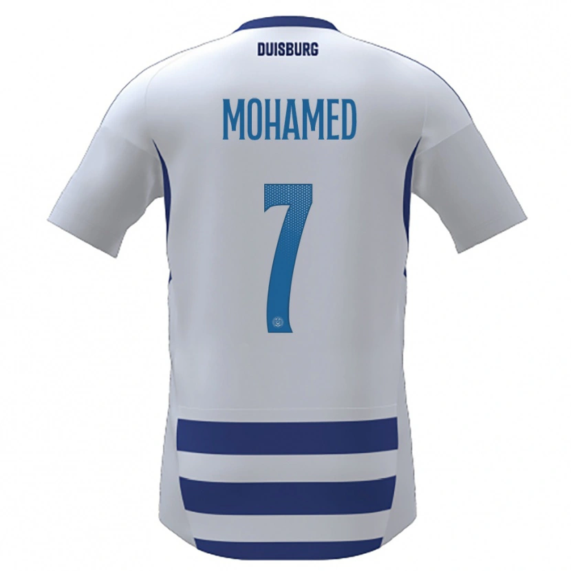 Danxen Damen Diyar Mohamed #7 Weiß Blau Heimtrikot Trikot 2025/26 T-Shirt Österreich