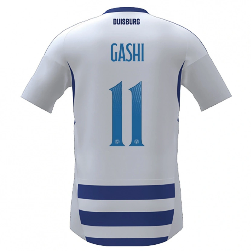 Danxen Damen Loris Gashi #11 Weiß Blau Heimtrikot Trikot 2025/26 T-Shirt Österreich