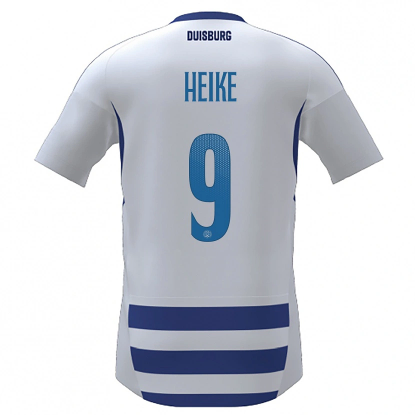 Danxen Damen Tim Heike #9 Weiß Blau Heimtrikot Trikot 2025/26 T-Shirt Österreich