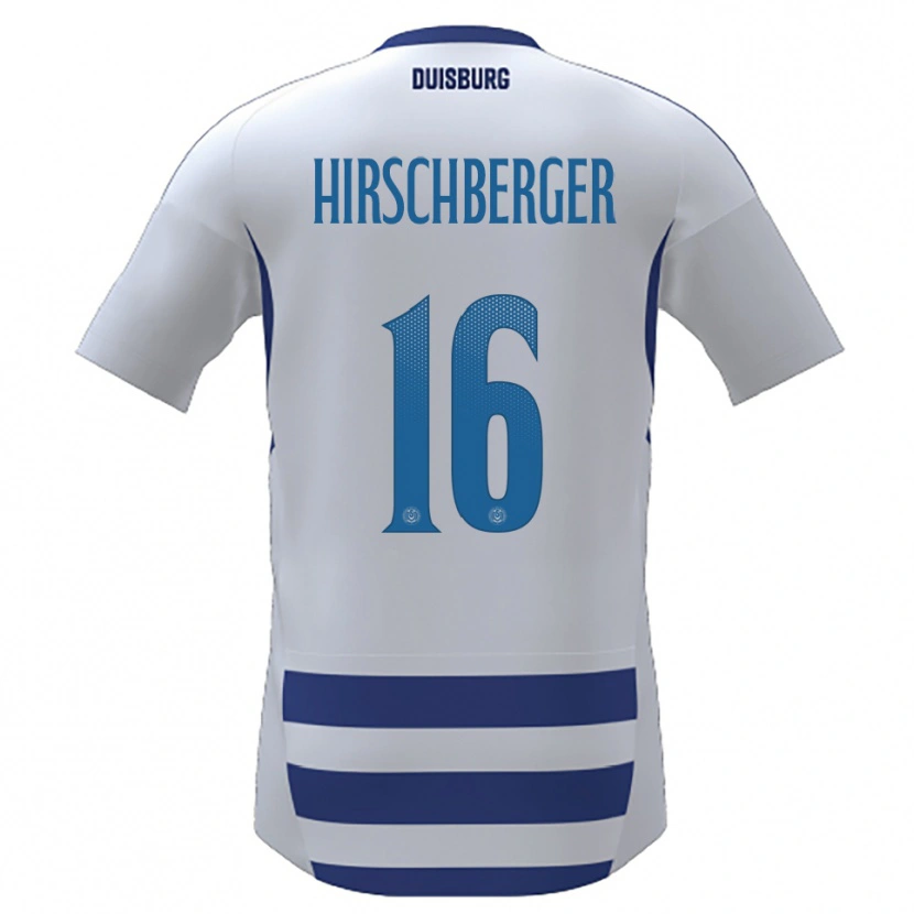 Danxen Damen Isabell Hirschberger #16 Weiß Blau Heimtrikot Trikot 2025/26 T-Shirt Österreich