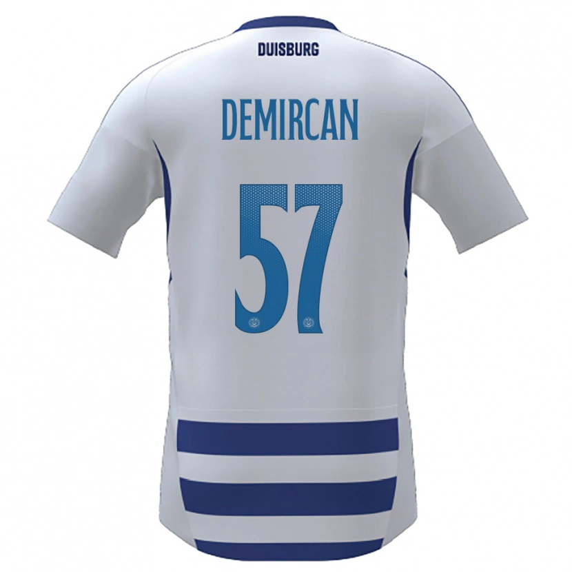 Danxen Damen Zarife Demircan #57 Weiß Blau Heimtrikot Trikot 2025/26 T-Shirt Österreich