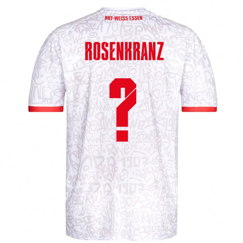 Danxen Damen Colin Rosenkranz #0 Weiß Rot Heimtrikot Trikot 2025/26 T-Shirt Österreich