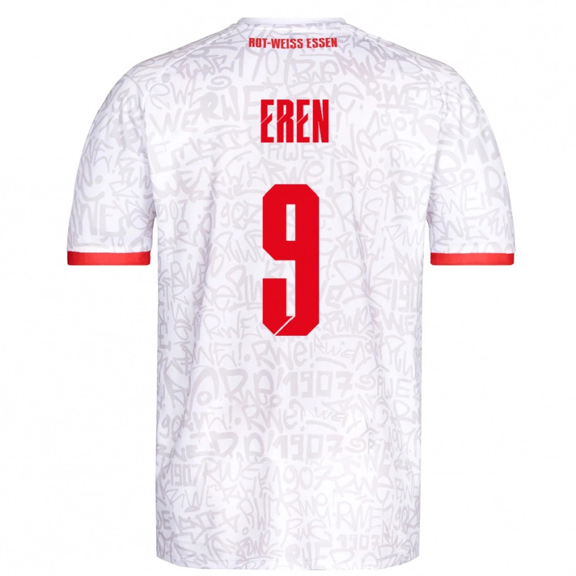 Danxen Damen Baran Eren #9 Weiß Rot Heimtrikot Trikot 2025/26 T-Shirt Österreich