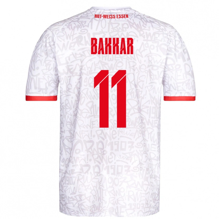 Danxen Damen Baraa Bakkar #11 Weiß Rot Heimtrikot Trikot 2025/26 T-Shirt Österreich