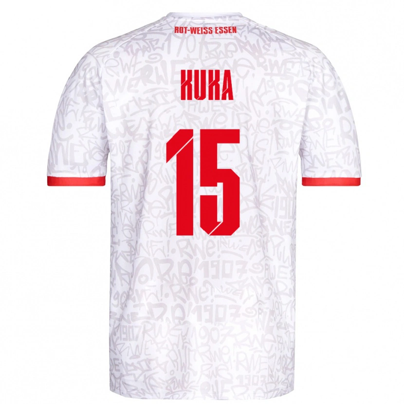 Danxen Damen Hamid Kuka #15 Weiß Rot Heimtrikot Trikot 2025/26 T-Shirt Österreich