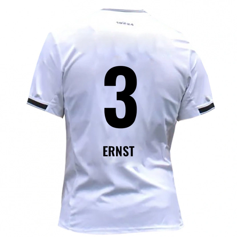 Danxen Damen Max Ernst #3 Weiß Rot Heimtrikot Trikot 2025/26 T-Shirt Österreich