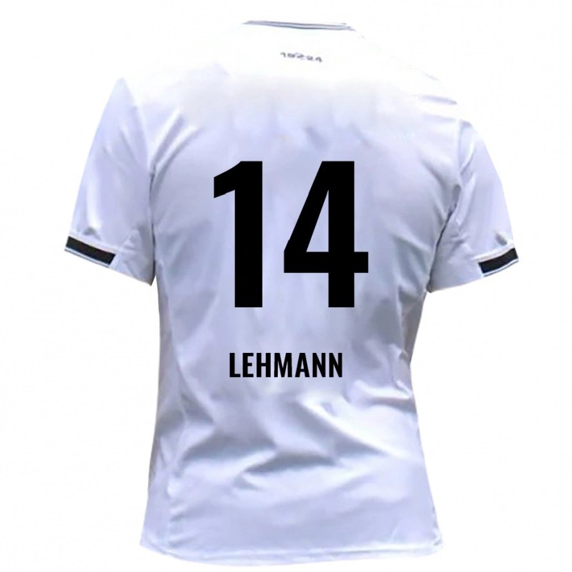 Danxen Damen Paul Lehmann #14 Weiß Rot Heimtrikot Trikot 2025/26 T-Shirt Österreich