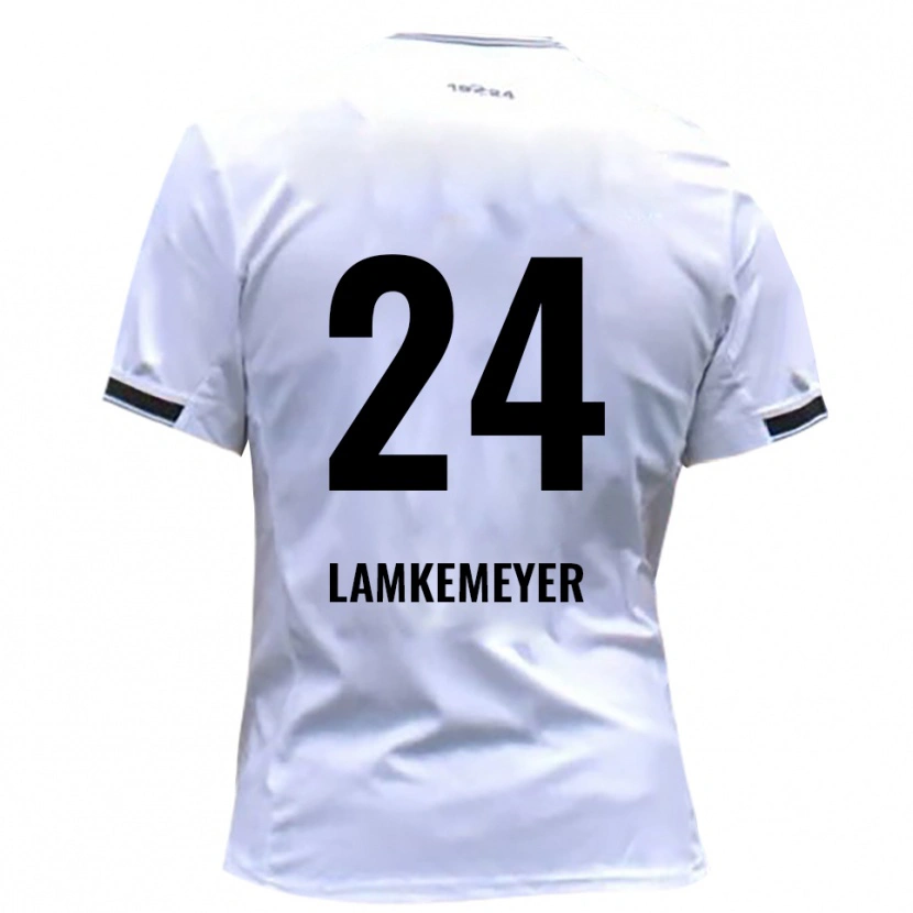 Danxen Damen Moritz Lamkemeyer #24 Weiß Rot Heimtrikot Trikot 2025/26 T-Shirt Österreich