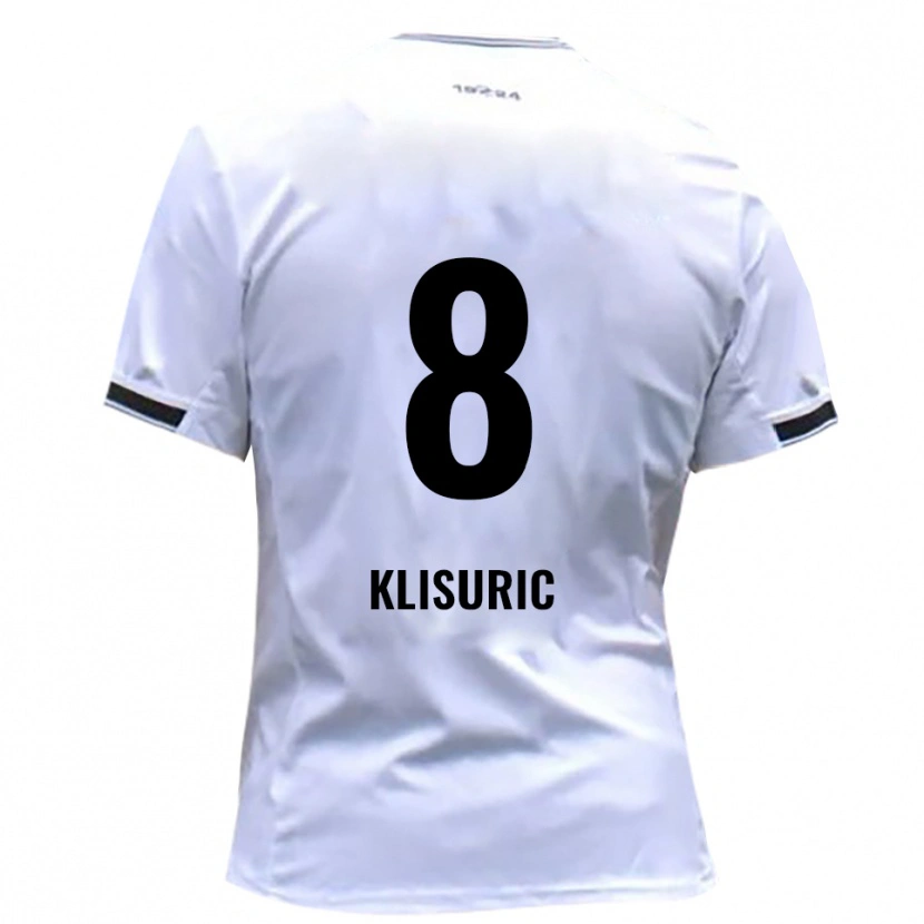 Danxen Damen Lazar Klisuric #8 Weiß Rot Heimtrikot Trikot 2025/26 T-Shirt Österreich